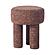 Claire Sedona Brown Knubby Stool by TOV Furniture