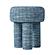 Claire Teal Knubby Stool by TOV Furniture