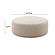 Broohah Beige Linen Ottoman by TOV Furniture