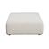 Hangover Cream Boucle Ottoman by TOV Furniture