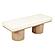 Sagano White Dyed-Yarn Bench by TOV Furniture