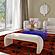 Leigh Cream Velvet Channeled Bench by TOV Furniture