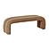 Leigh Taupe Velvet Channeled Bench by TOV Furniture