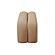Leigh Taupe Velvet Channeled Bench by TOV Furniture