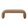 Leigh Taupe Velvet Channeled Bench by TOV Furniture