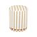 Dex Beige Striped Linen Ottoman by TOV Furniture