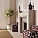 Pippa Merlot Geometric Jacquard Weave Stool by TOV Furniture
