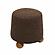 Jaine Chocolate Brown Boucle Stool by TOV Furniture