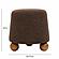 Jaine Chocolate Brown Boucle Stool by TOV Furniture