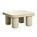 Memphis Cream Coffee Table by TOV Furniture