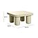 Memphis Cream Coffee Table by TOV Furniture