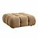 Calliope Cafe Au Lait Performance Velvet Modular Ottoman by TOV Furniture