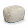 Britt Natural Vegan Shearling Ottoman by TOV Furniture