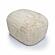 Britt Natural Vegan Shearling Ottoman by TOV Furniture