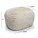 Britt Natural Vegan Shearling Ottoman by TOV Furniture