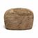 Britt Dark Taupe Vegan Shearling Ottoman by TOV Furniture