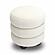 Stefanie Cream Velvet Ottoman by TOV Furniture