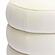Stefanie Cream Velvet Ottoman by TOV Furniture