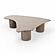 Rhema Washed Ash Organic Low Coffee Table by TOV Furniture