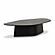 Roche Black Ash Low Coffee Table by TOV Furniture