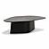 Roche Black Ash Geometric Coffee Table by TOV Furniture