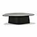Roche Black Ash Geometric Coffee Table by TOV Furniture