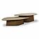Roche Brown Ash Nesting Coffee Table Set by TOV Furniture
