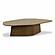 Roche Brown Ash Low Coffee Table by TOV Furniture