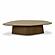 Roche Brown Ash Low Coffee Table by TOV Furniture