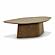 Roche Brown Ash Geometric Coffee Table by TOV Furniture