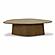 Roche Brown Ash Geometric Coffee Table by TOV Furniture
