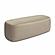 Graceland Taupe Faux Mohair Bench by TOV Furniture
