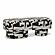 Lena Black and White Jacquard Bench by TOV Furniture