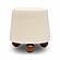 Jaine Cream Boucle Stool by TOV Furniture