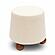 Jaine Cream Boucle Stool by TOV Furniture