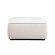 Travie White Sand Performance Corduroy Velvet Ottoman by TOV Furniture