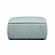 Travie Sea Blue Performance Corduroy Velvet Ottoman by TOV Furniture