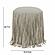 Shag Me Grey Performance Vegan Leather Ottoman by TOV Furniture