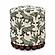 Dex Cream Leopard Jacquard Ottoman by TOV Furniture