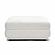 Perry Cream Chenille Modular Ottoman by TOV Furniture