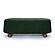 Jaine Forest Green Boucle Large Ottoman by TOV Furniture