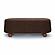 Jaine Brown Boucle Large Ottoman by TOV Furniture