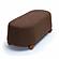 Jaine Brown Boucle Large Ottoman by TOV Furniture