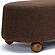 Jaine Brown Boucle Large Ottoman by TOV Furniture