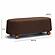 Jaine Brown Boucle Large Ottoman by TOV Furniture