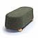 Jaine Forest Green Loose Mohair Large Ottoman by TOV Furniture