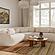 Oani Walnut and Glass Round Coffee Table by TOV Furniture