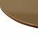 Oani Walnut and Glass Round Coffee Table by TOV Furniture