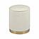 Zoe Cream Chenille Storage Ottoman by TOV Furniture