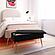 Ziva Black Velvet Storage Bench by TOV Furniture